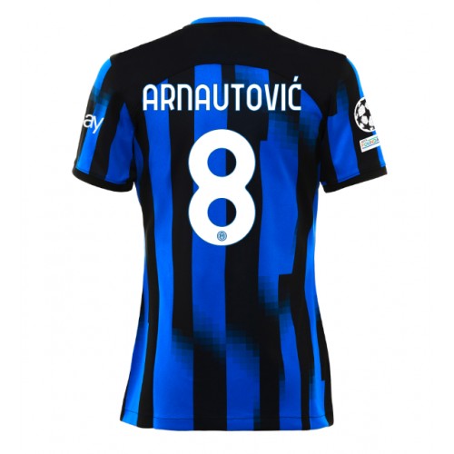 Dres Inter Milan Marko Arnautovic #8 Domaci za Žensko 2023-24 Kratak Rukav